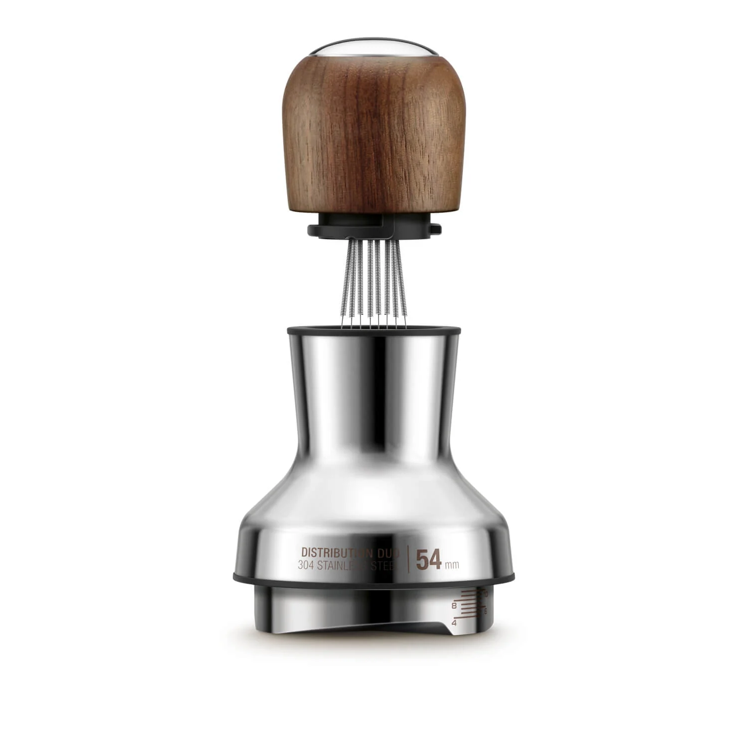 Sage Appliances 2-in-1 54mm The Distribution Duo™ - Walnut - Image 2