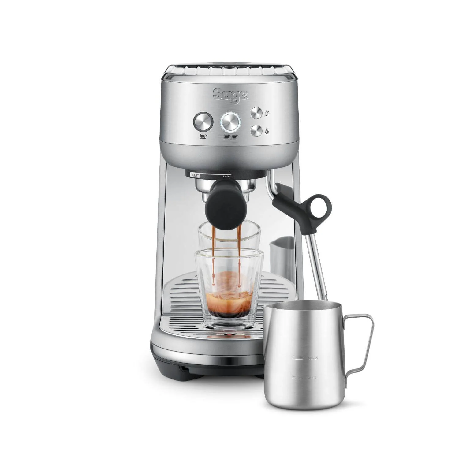 Sage Appliances SES450BSS Bambino Coffee Machine - Brushed Stainless Steel - Image 3