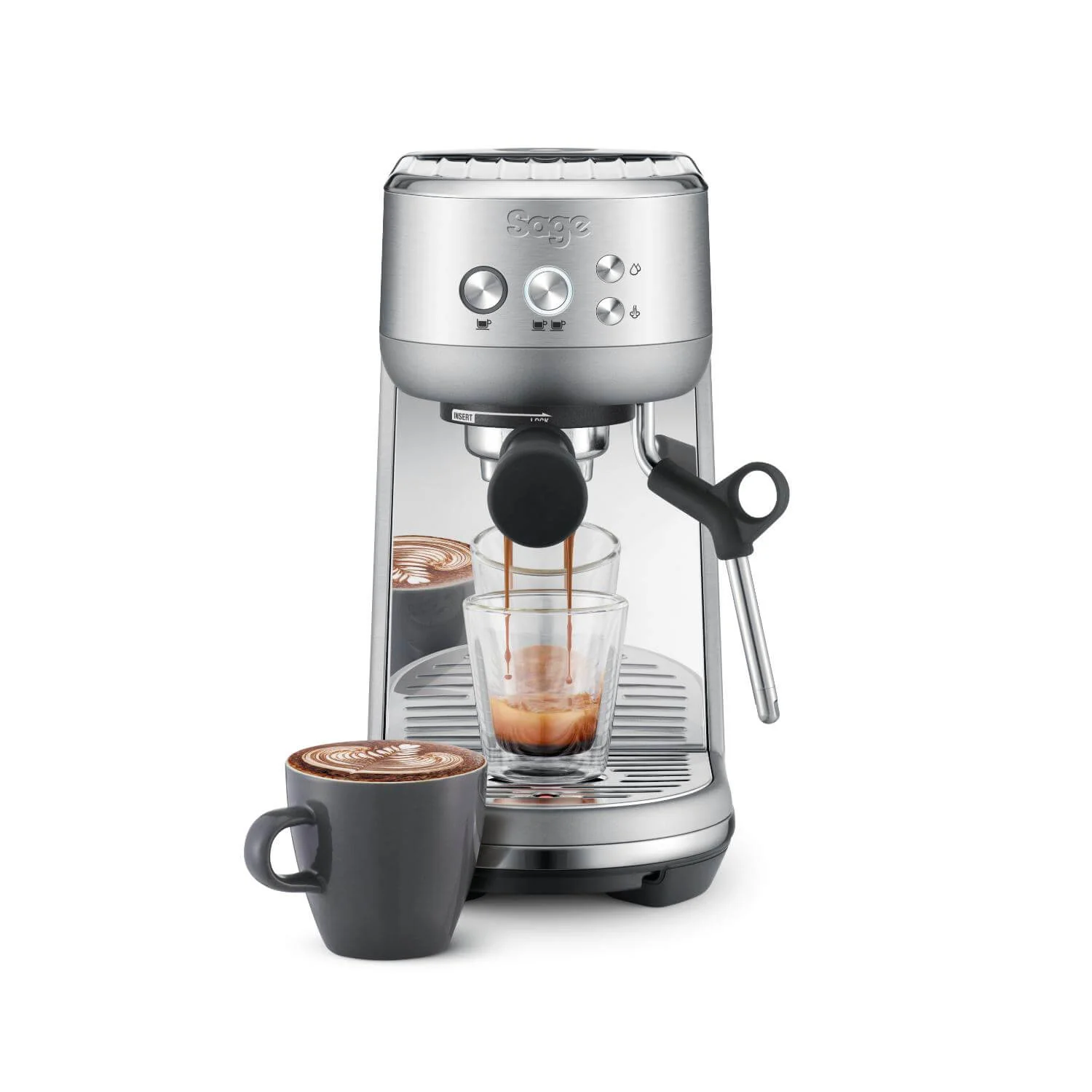 Sage Appliances SES450BSS Bambino Coffee Machine - Brushed Stainless Steel - Image 4
