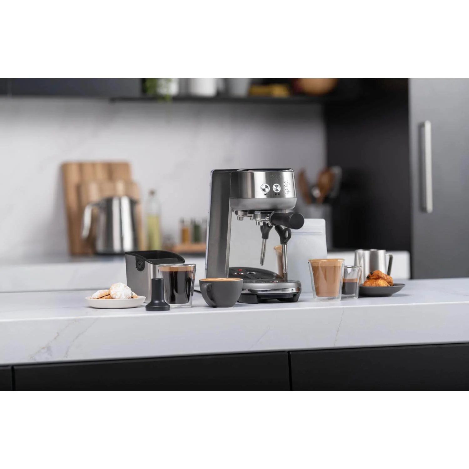 Sage Appliances SES450BSS Bambino Coffee Machine - Brushed Stainless Steel - Image 9