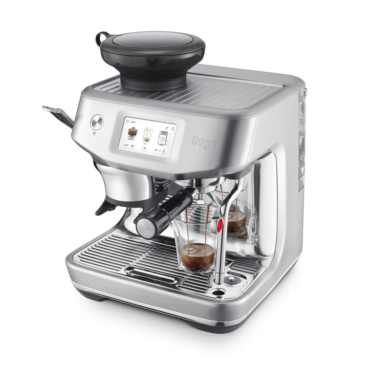 Sage Appliances SES882BSS Barista Touch Impress Bean To Cup Espresso Coffee Machine with Cold Brew - Brushed Stainless Steel - Image 5