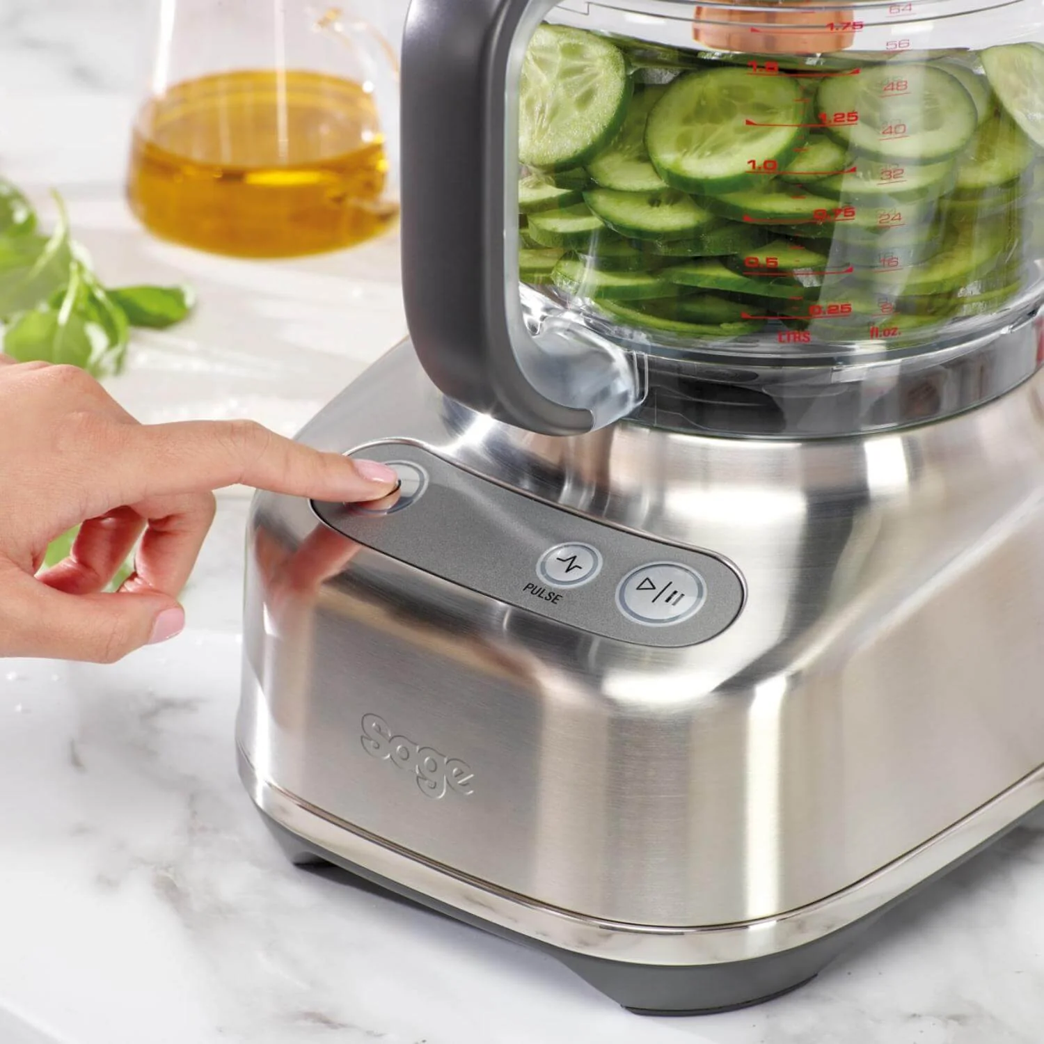Sage Appliances SFP638BSS2GUK1 The Paradice 9 Food Processor - Stainless Steel - Image 4