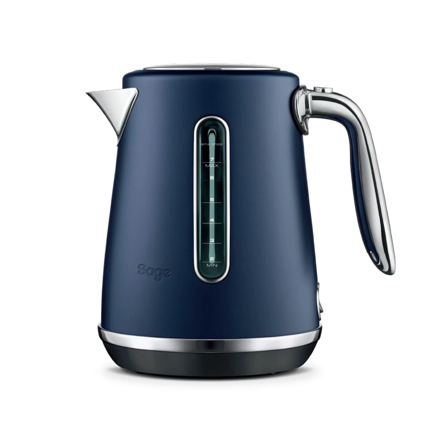 Sage Appliances SKE735DBL Soft Top Luxe Kettle - Damson Blue