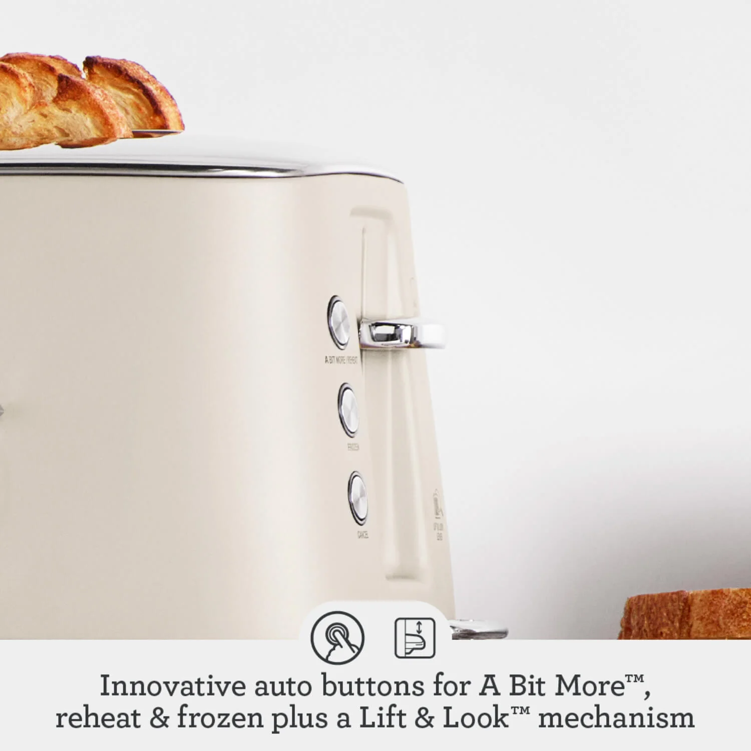 Sage Appliances STA735ALM Toast Select Luxe 2-Slice Toaster - Almond Nougat - Image 2