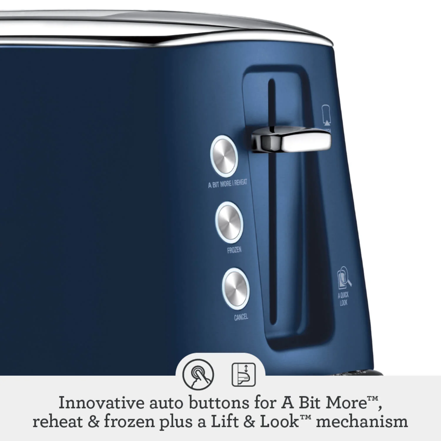 Sage Appliances STA735DBL Toast Select Luxe 2-Slice Toaster - Damson Blue - Image 2