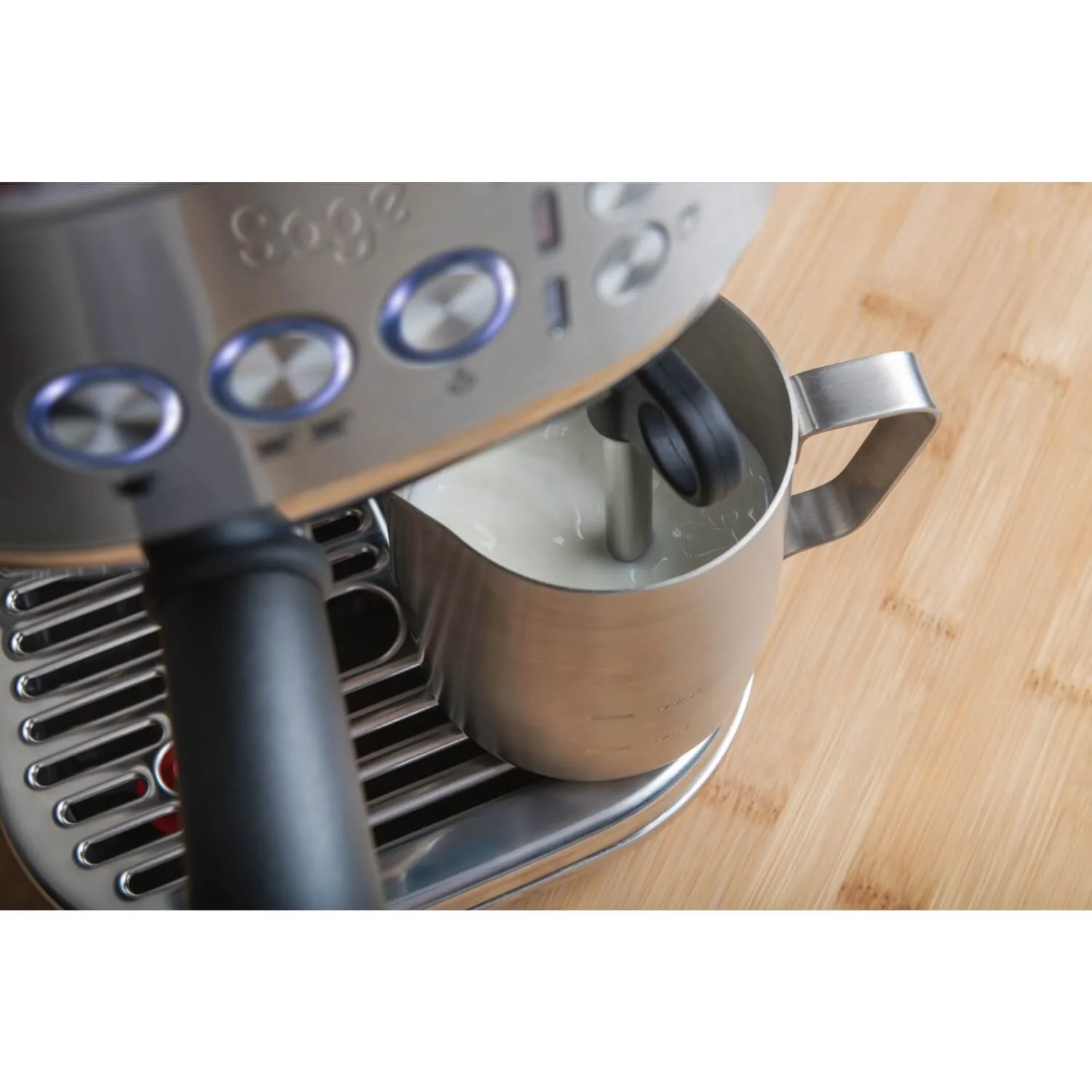 Sage Appliances SES500BSS Bambino Plus Coffee Machine - Silver - Image 10