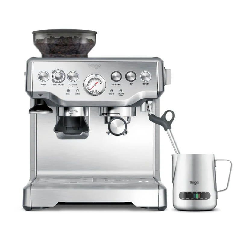 Sage Appliances SES875BSS Barista Express Coffee Machine - Silver