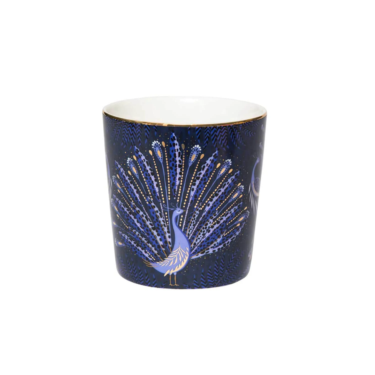 Sara Miller London Anniversary 340ml Mug - Peacock Parade - Image 2
