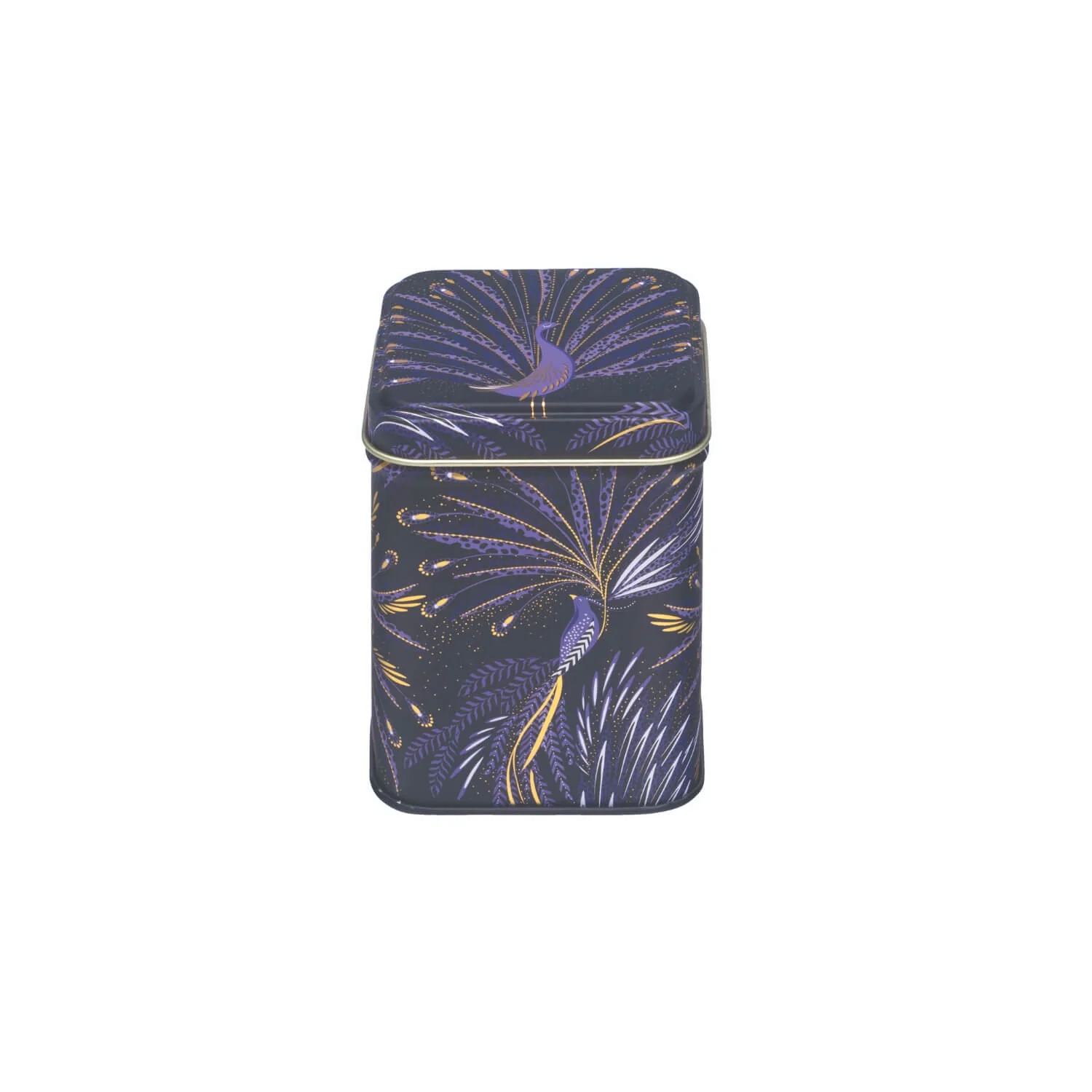Sara Miller London Anniversary Small Square Tin - Navy Blue