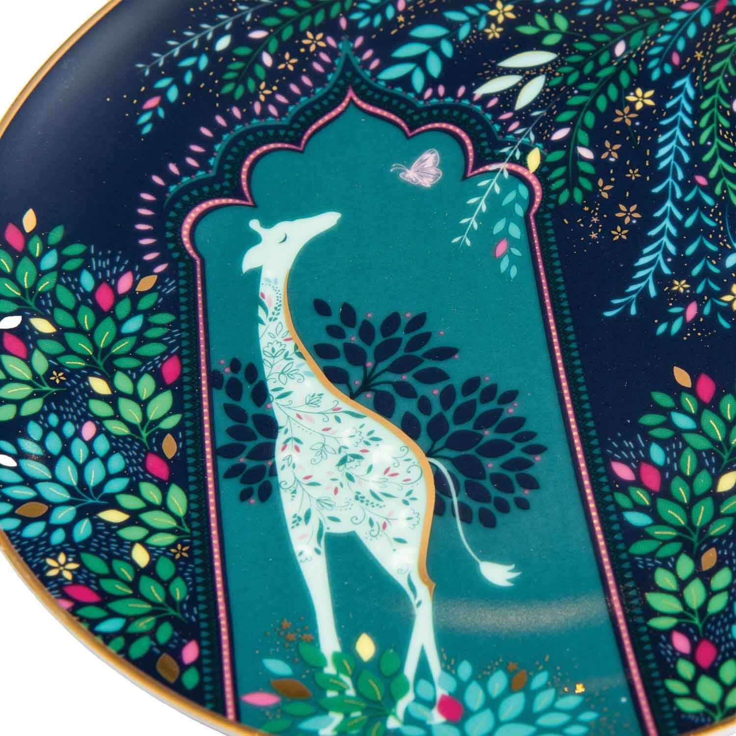 Sara Miller London India Set Of 4 Cake Plates - Assorted - Image 5