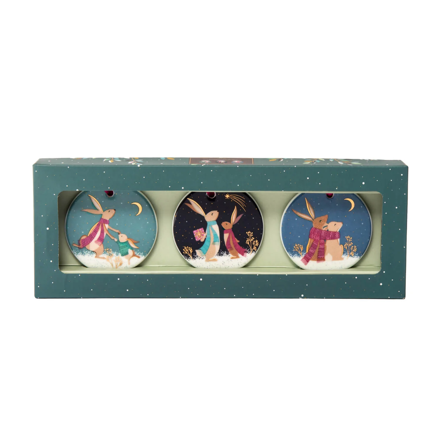 Sara Miller London Woodland Tales Christmas Decorations - Set Of 3 - Image 2