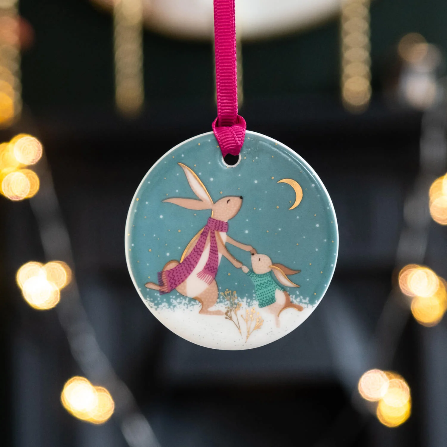 Sara Miller London Woodland Tales Christmas Decorations - Set Of 3 - Image 3