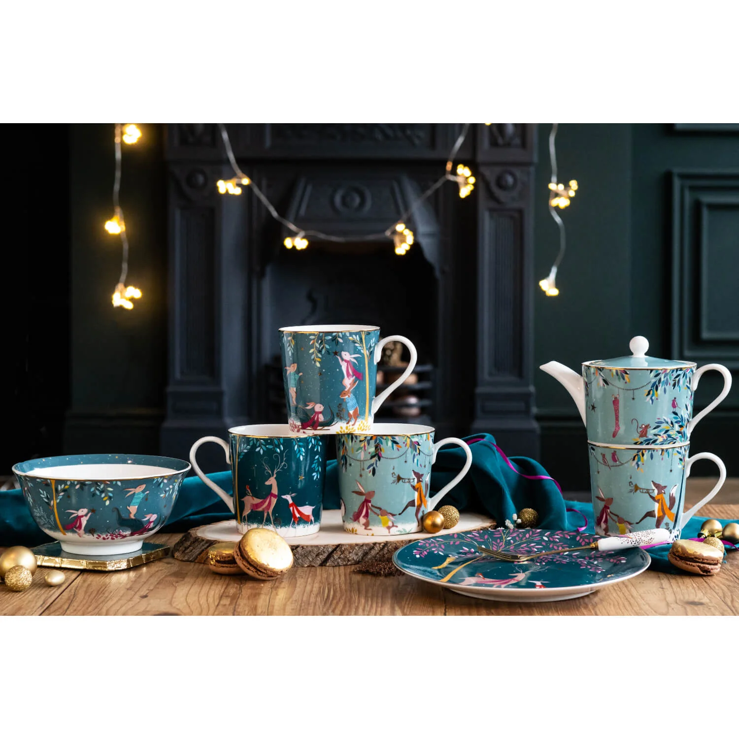 Sara Miller London Woodland Tales Tea For One - Merry Band - Image 8