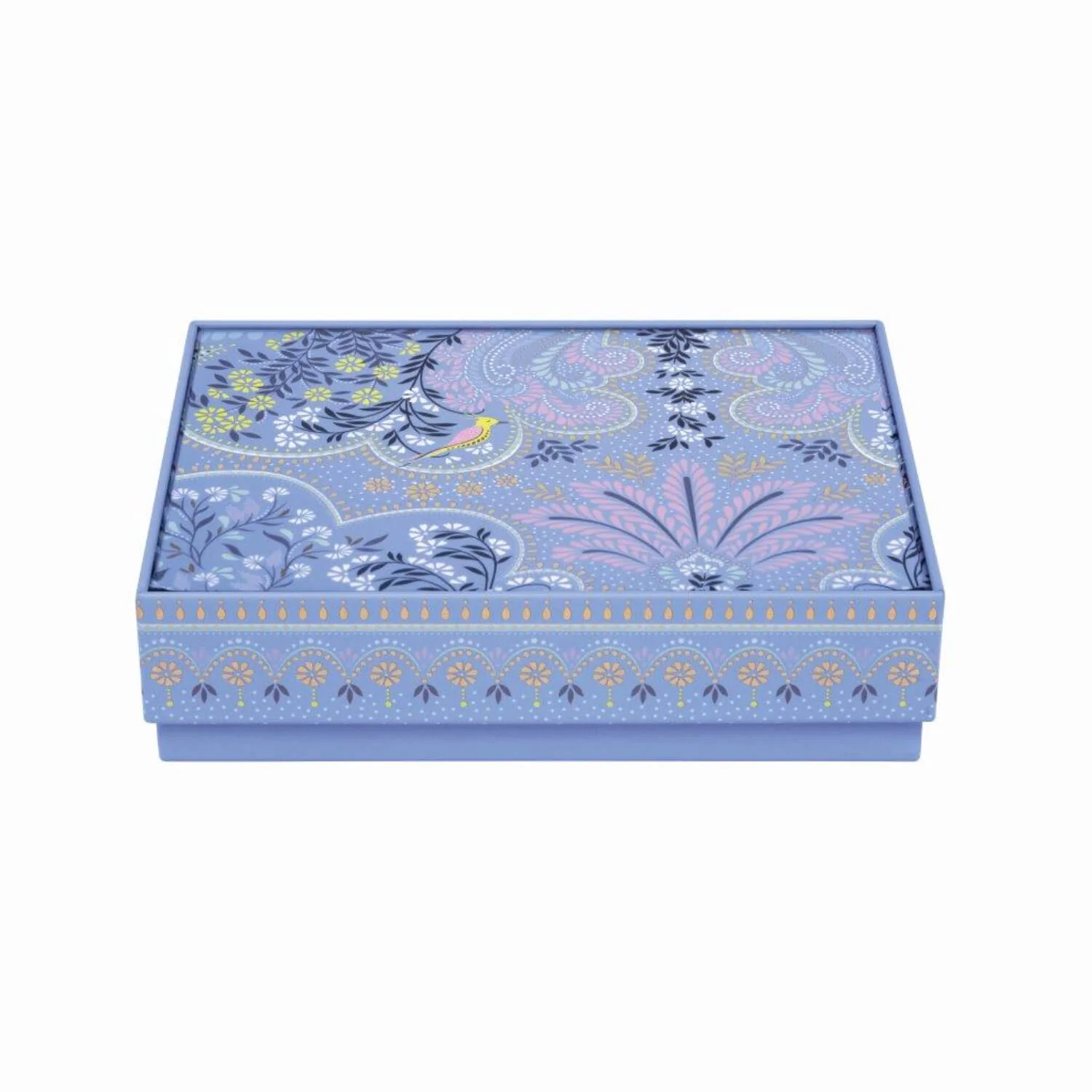 Sara Miller Medium Rectangular Tin - Filigree