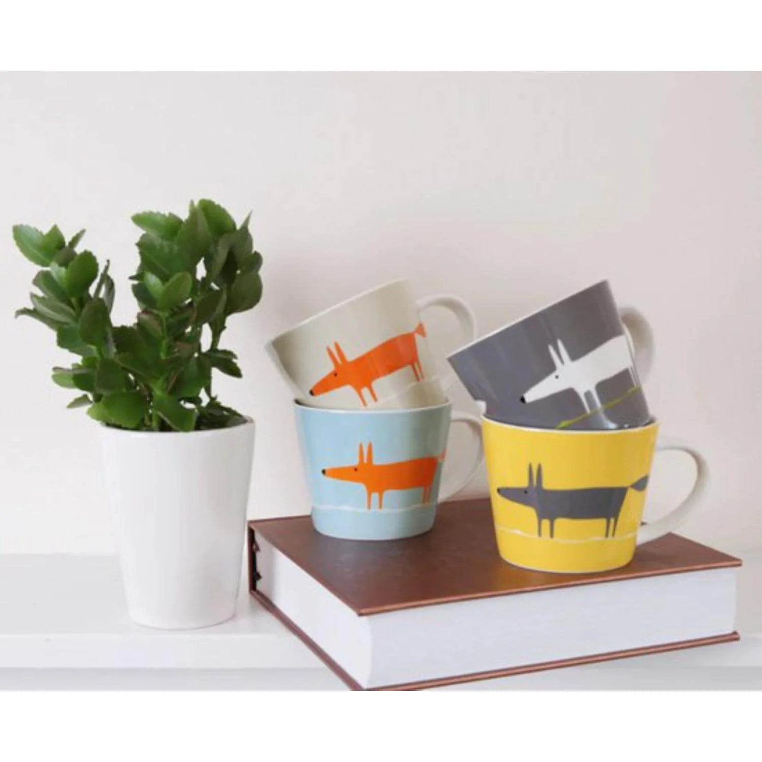 Scion Living Mr Fox 350ml Porcelain Mug - Teal - Image 4