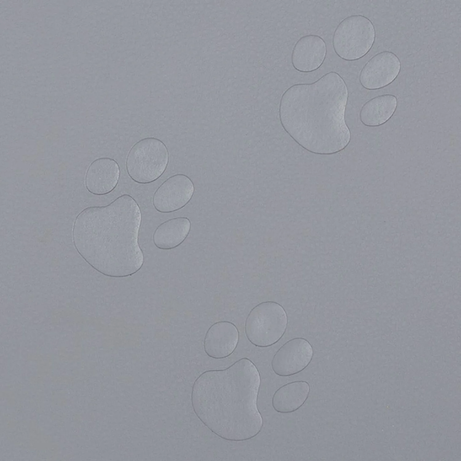 Scruffs® 40cm x 30cm Faux Leather Pet Placemat - Grey - Image 2
