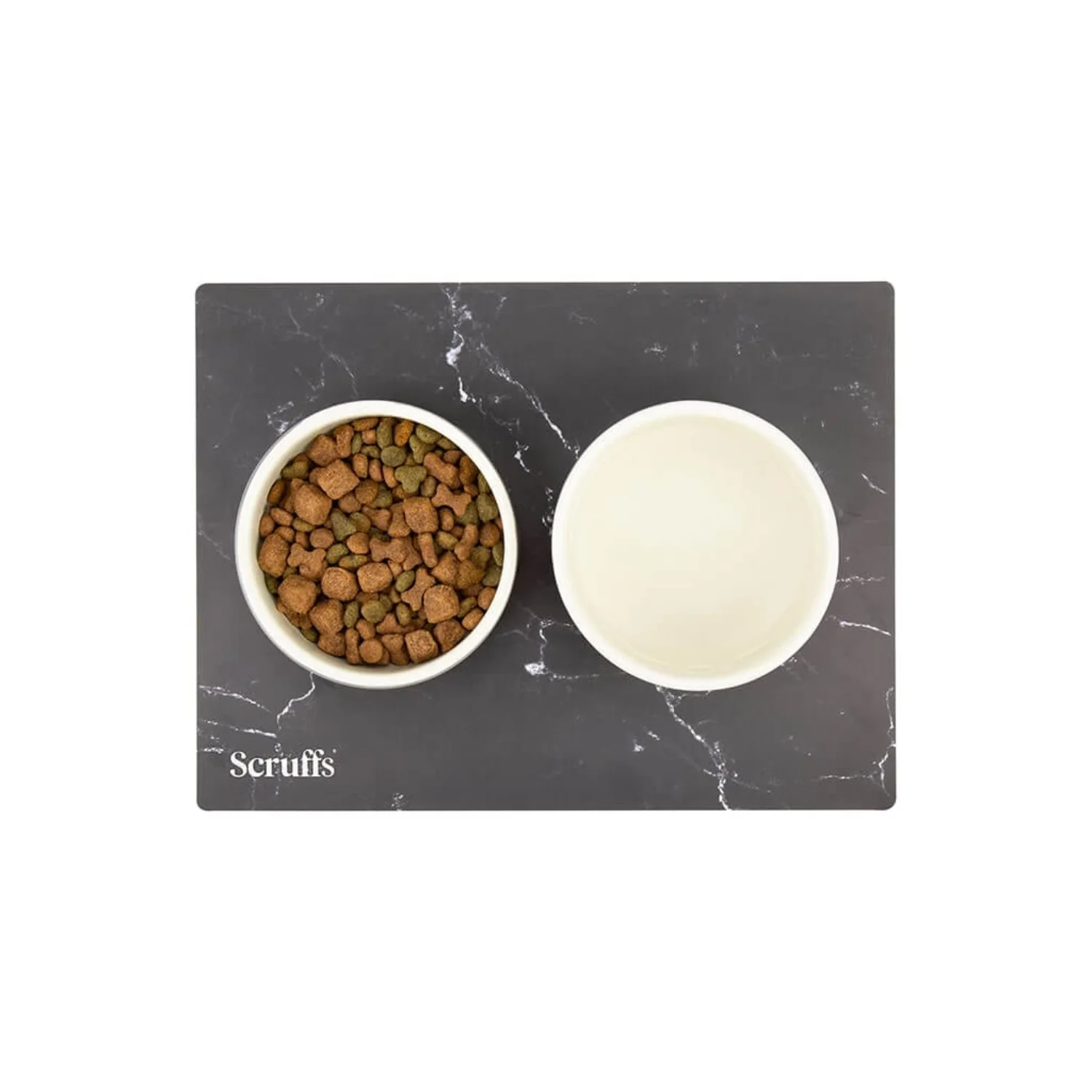 Scruffs® 40cm x 30cm Pet Placemat - Black Marble - Image 4