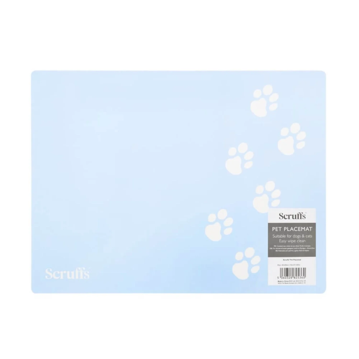 Scruffs® 40cm x 30cm Pet Placemat - Blue - Image 3