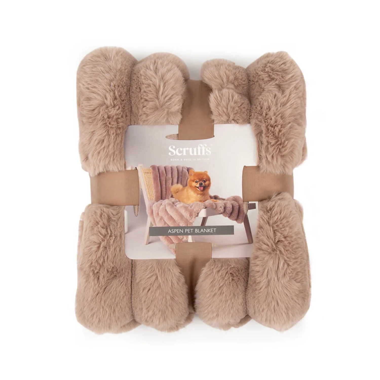 Scruffs® Aspen 100cm x 75cm Pet Blanket - Taupe - Image 3