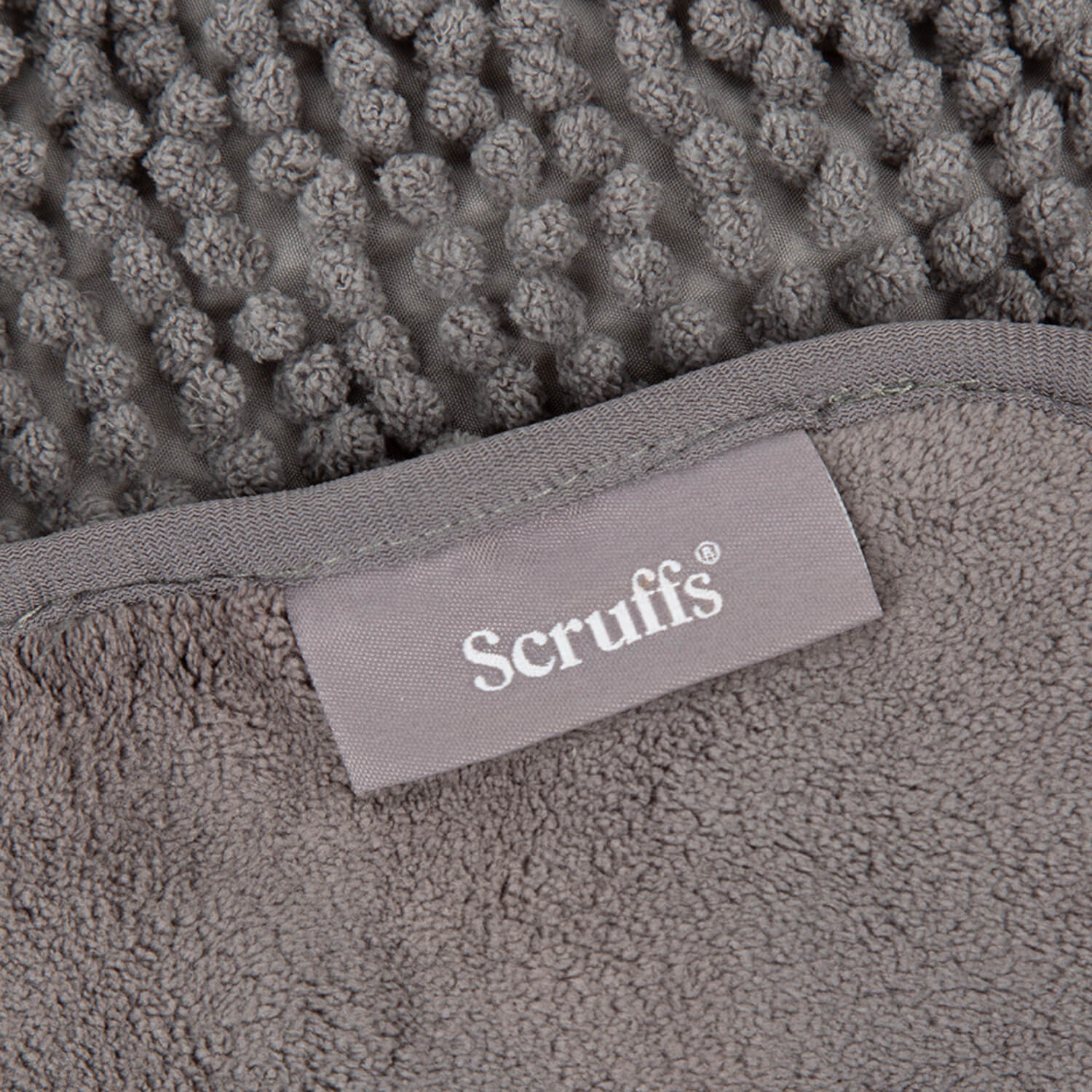 Scruffs Expedition Deluxe Noodle & Microfibre Dog Drying Coat - Large - Storm Grey - Image 3
