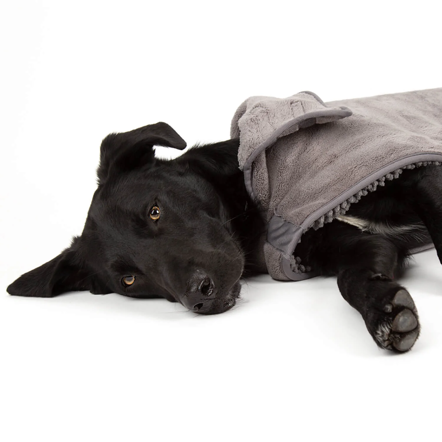 Scruffs Expedition Deluxe Noodle & Microfibre Dog Drying Coat - Large - Storm Grey - Image 7