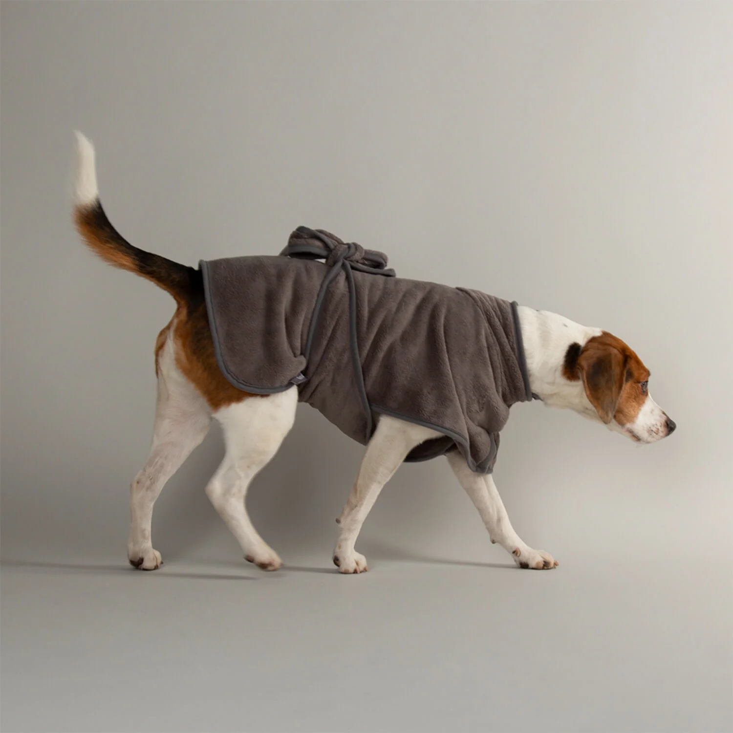 Scruffs Expedition Deluxe Noodle & Microfibre Dog Drying Coat - Medium - Storm Grey - Image 7