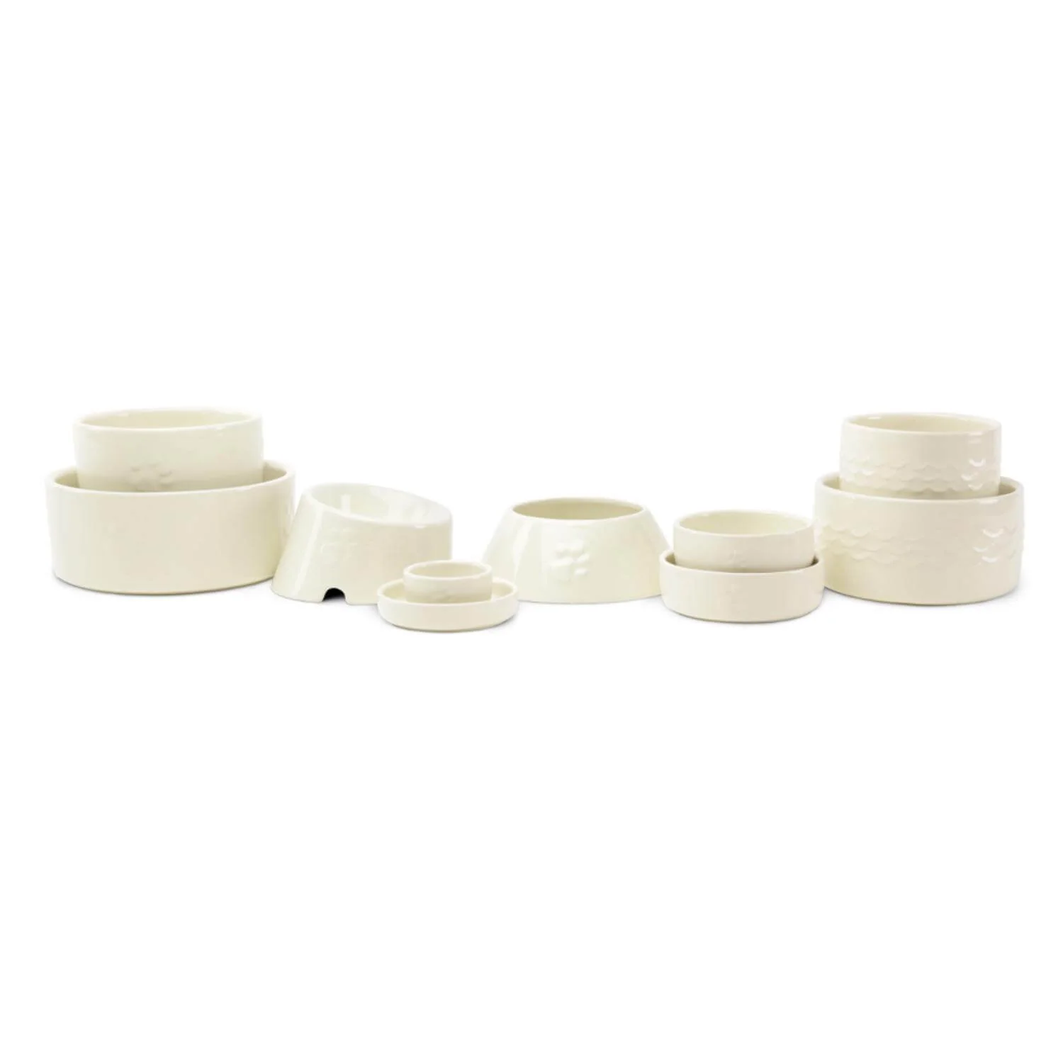 Scruffs Icon 19cm Stoneware Pet Food Bowl - Cream - Image 5