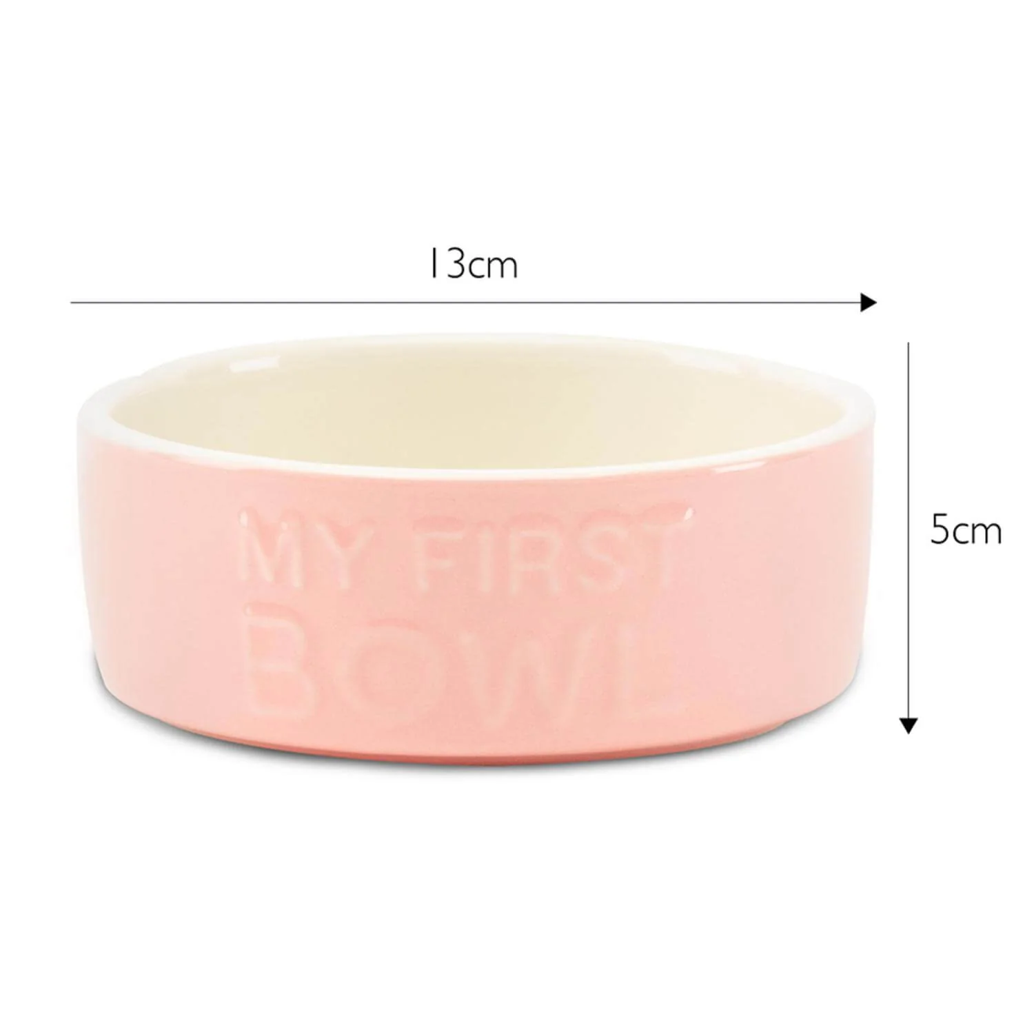 Scruffs My First 13cm Stoneware Bowl - Pink - Image 6