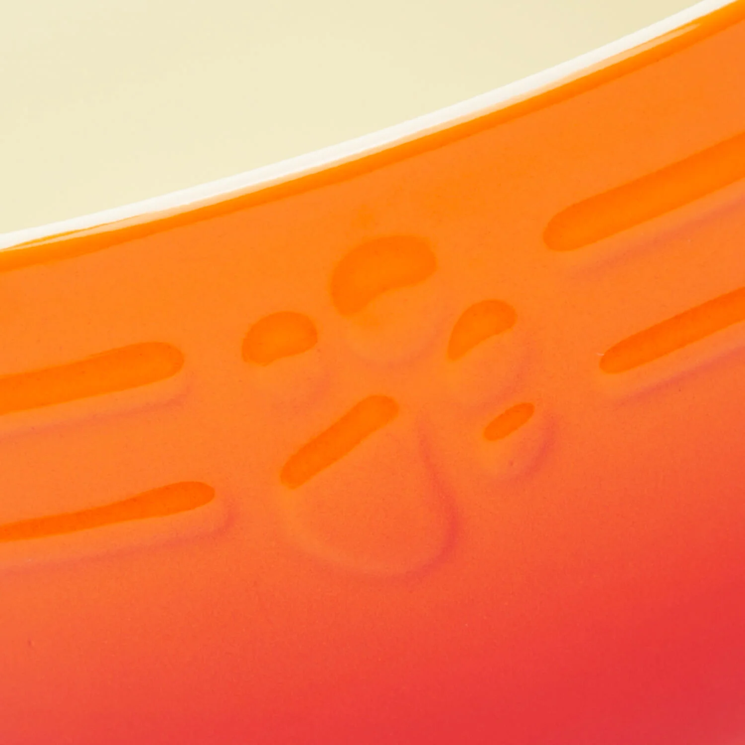 Scruffs Ombré 13cm Stoneware Pet Bowl - Orange - Image 2