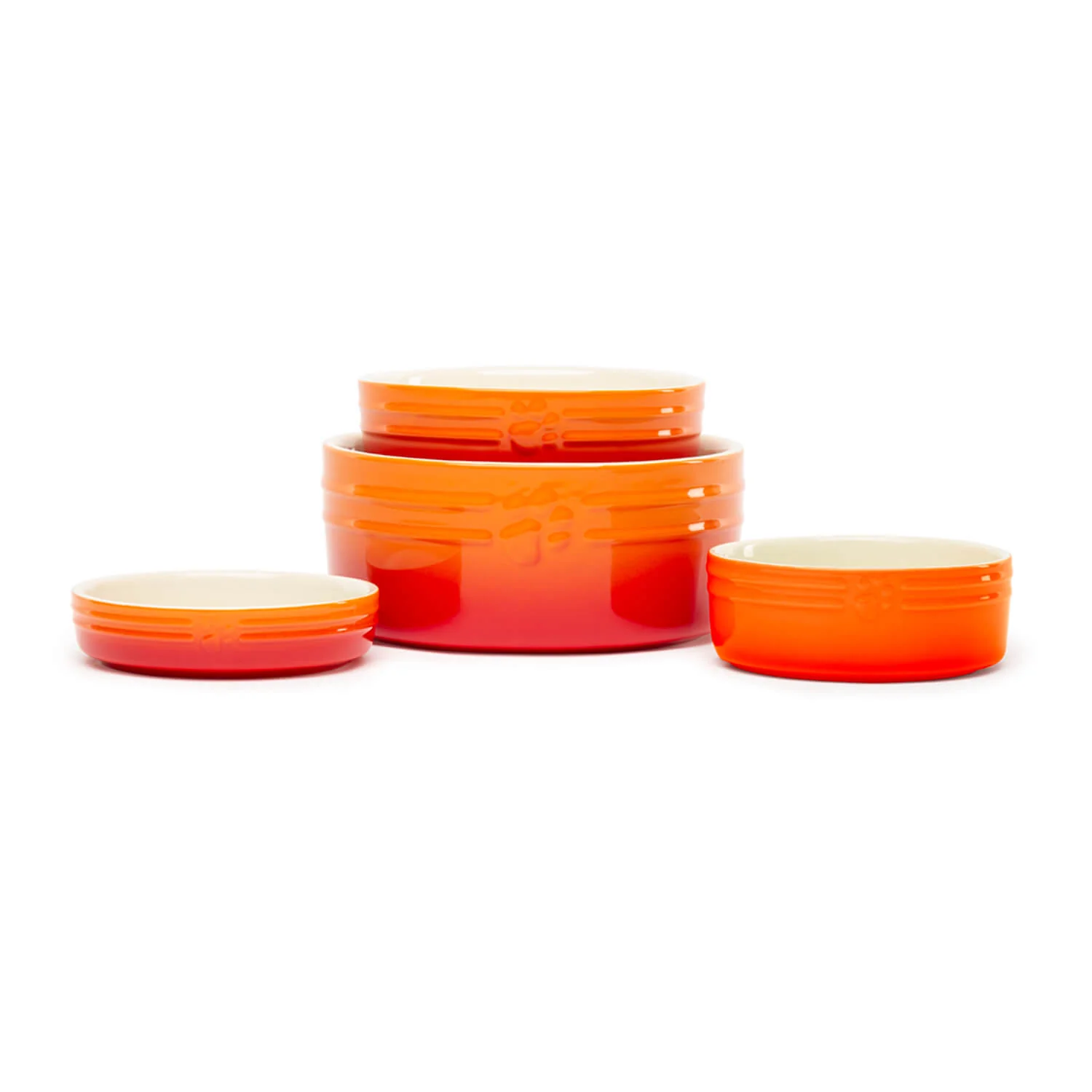 Scruffs Ombré 13cm Stoneware Pet Bowl - Orange - Image 4