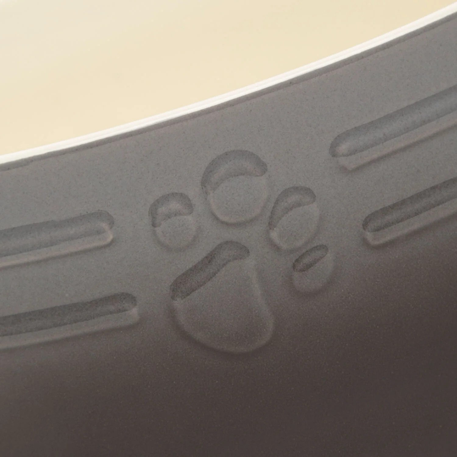 Scruffs Ombré 13cm Stoneware Pet Saucer - Grey - Image 2