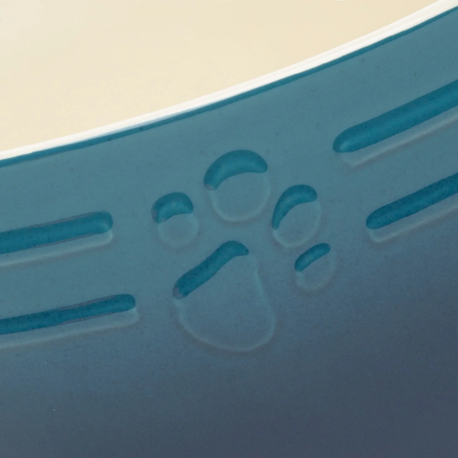Scruffs Ombré 15cm Stoneware Pet Bowl - Blue - Image 2