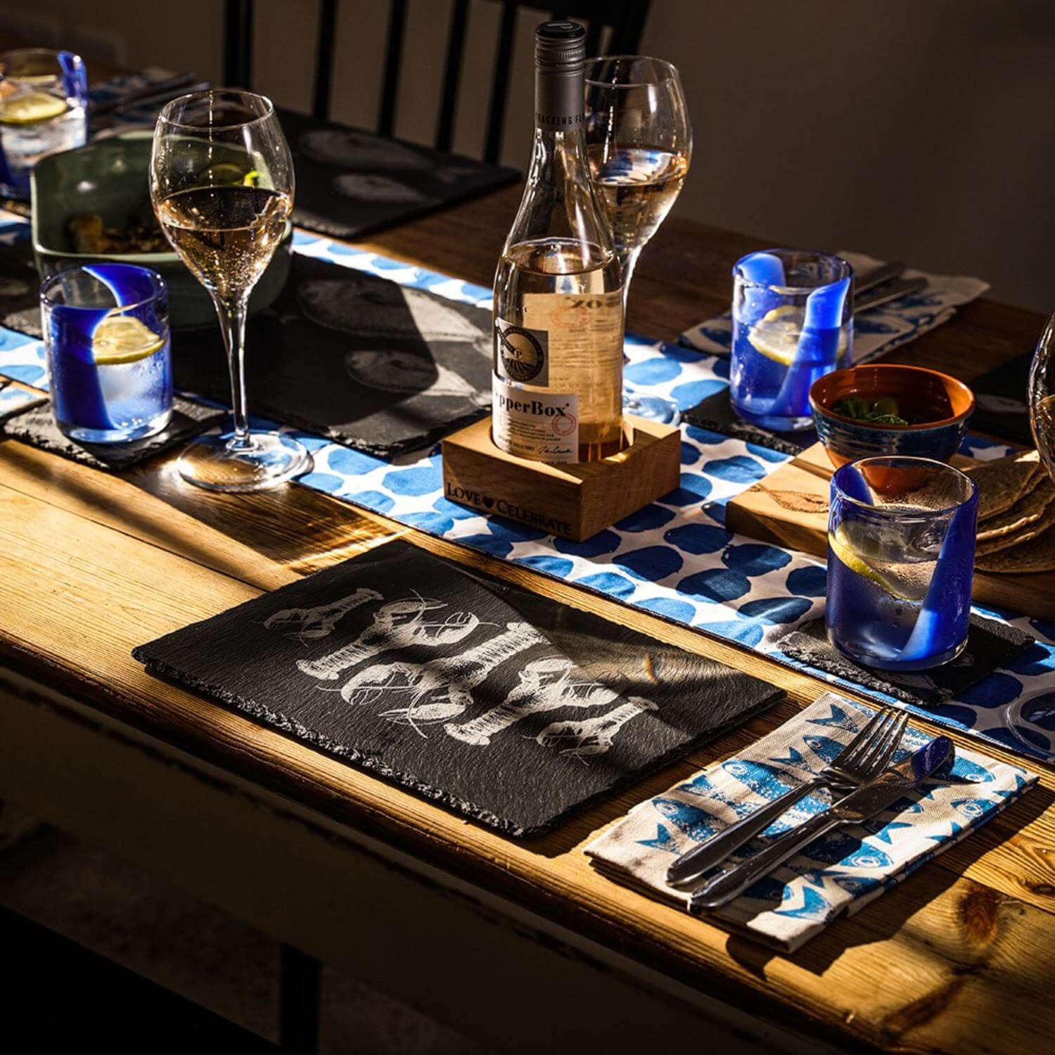 Selbrae House Set of 2 Slate Placemats - Lobster - Image 2