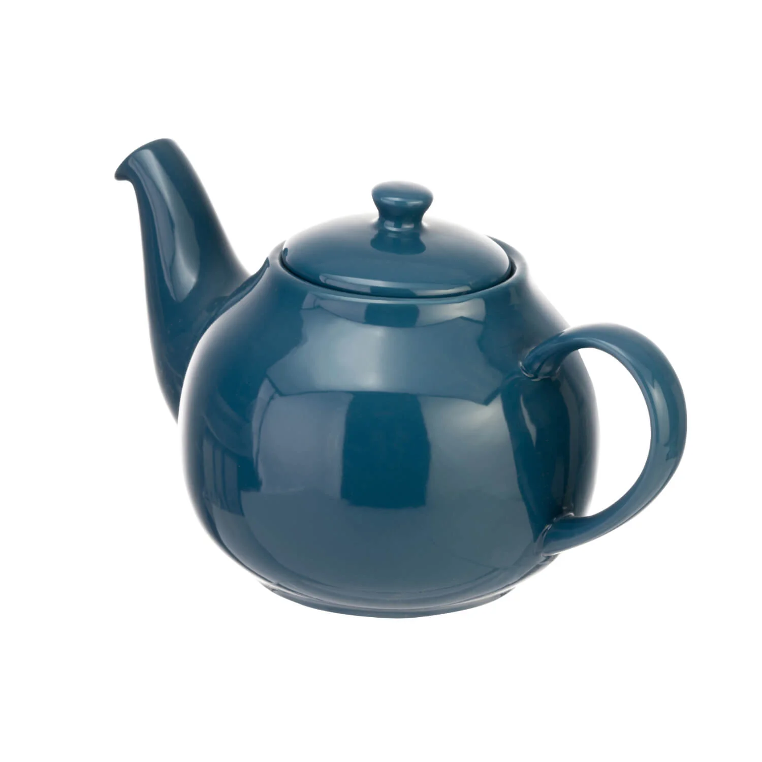 Siip 6 Cup Solid Glaze Stoneware Teapot - Dark Blue - Image 2