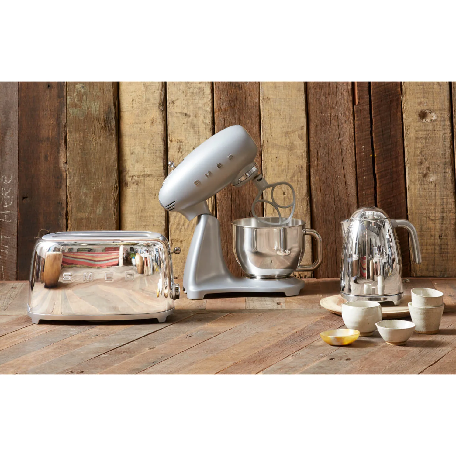 Smeg 50's Style Retro KLF03 Jug Kettle - Chrome - Image 6