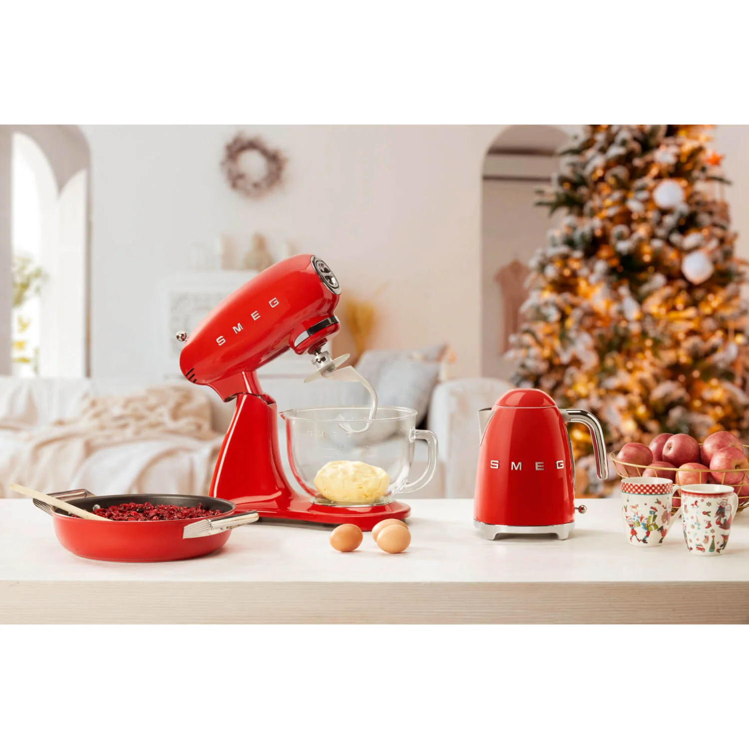 Smeg 50's Style Retro KLF03 Jug Kettle - Red - Image 5