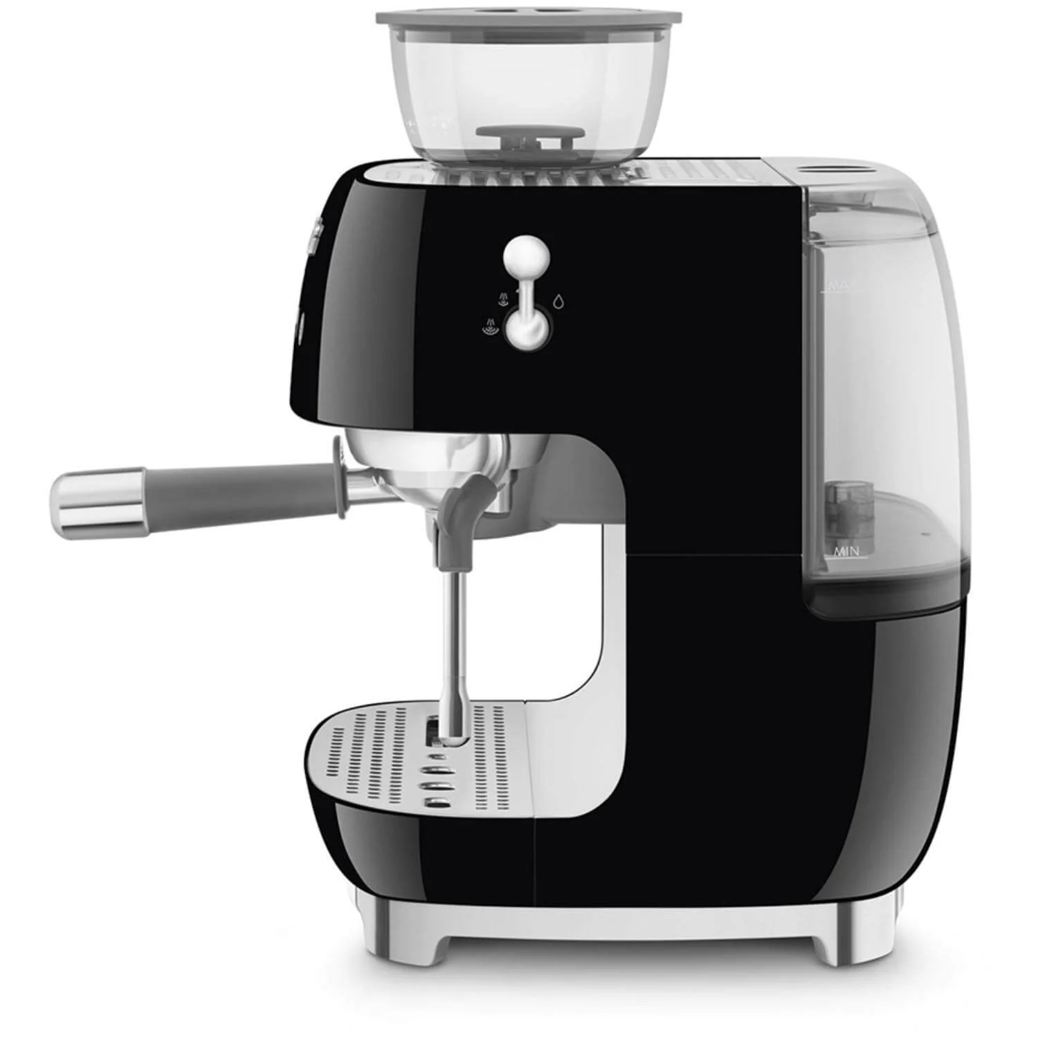 Smeg 50s Style Retro EGF03 Bean-to-Cup Espresso Coffee Machine - Black - Image 5