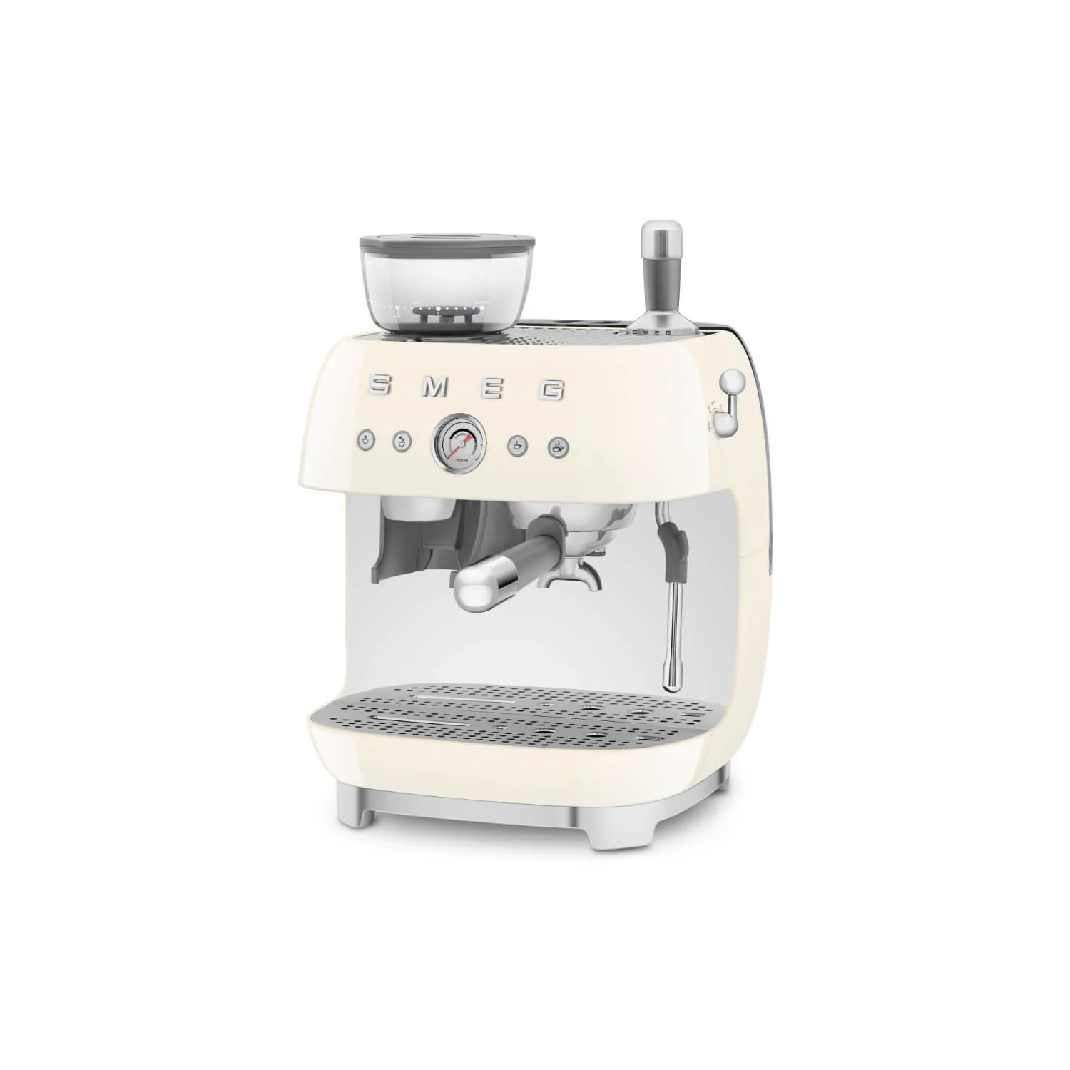 Smeg 50s Style Retro EGF03 Bean-to-Cup Espresso Coffee Machine - Cream - Image 4