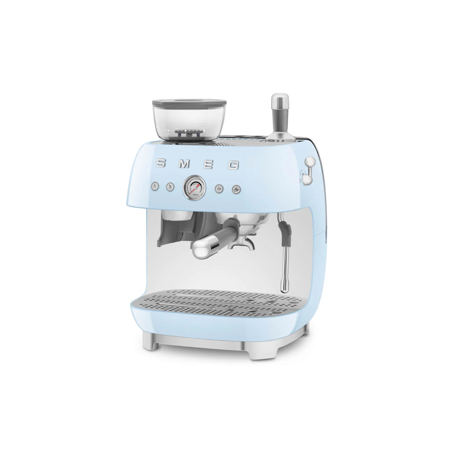 Smeg 50s Style Retro EGF03 Bean-to-Cup Espresso Coffee Machine - Pastel Blue - Image 4