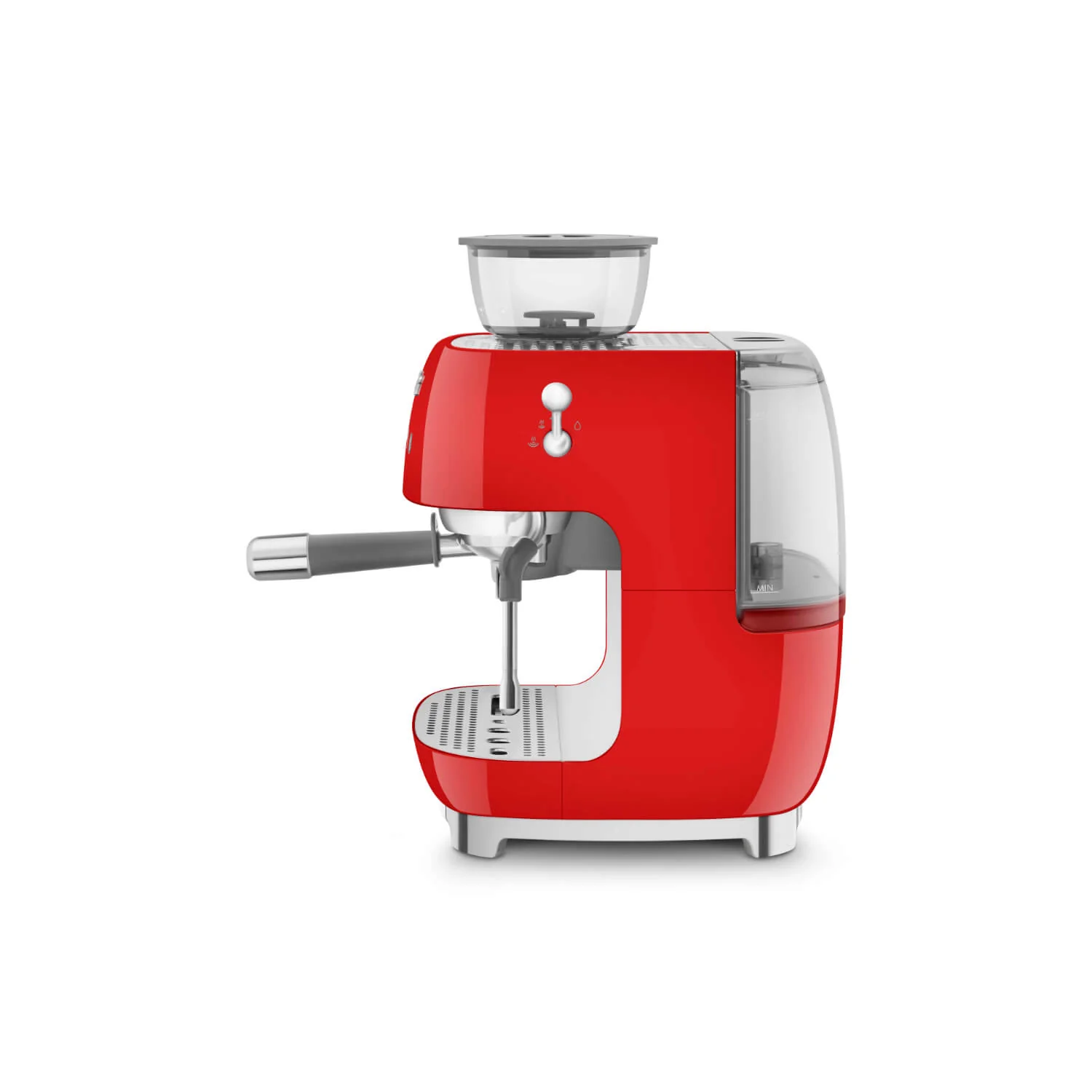 Smeg 50s Style Retro EGF03 Bean-to-Cup Espresso Coffee Machine - Red - Image 6
