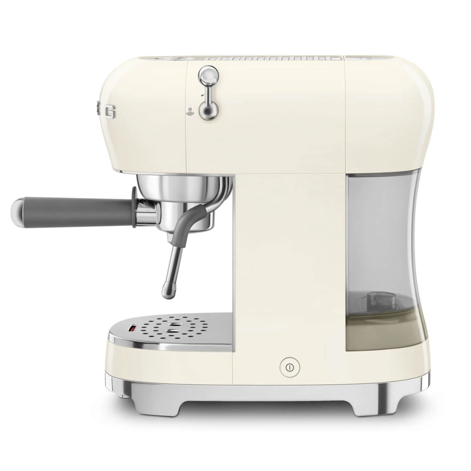 Smeg 50's Style Retro ECF02 Espresso Coffee Machine & CGF11 Coffee Grinder - Cream - Image 2
