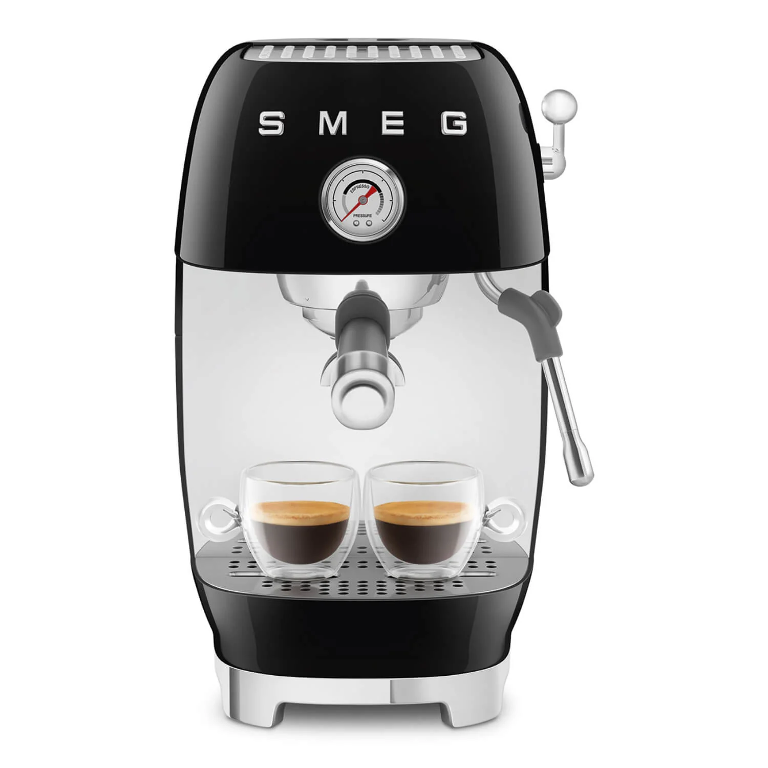 Smeg 50's Style Retro ECF03 Espresso & Cold Brew Coffee Machine - Black - Image 4