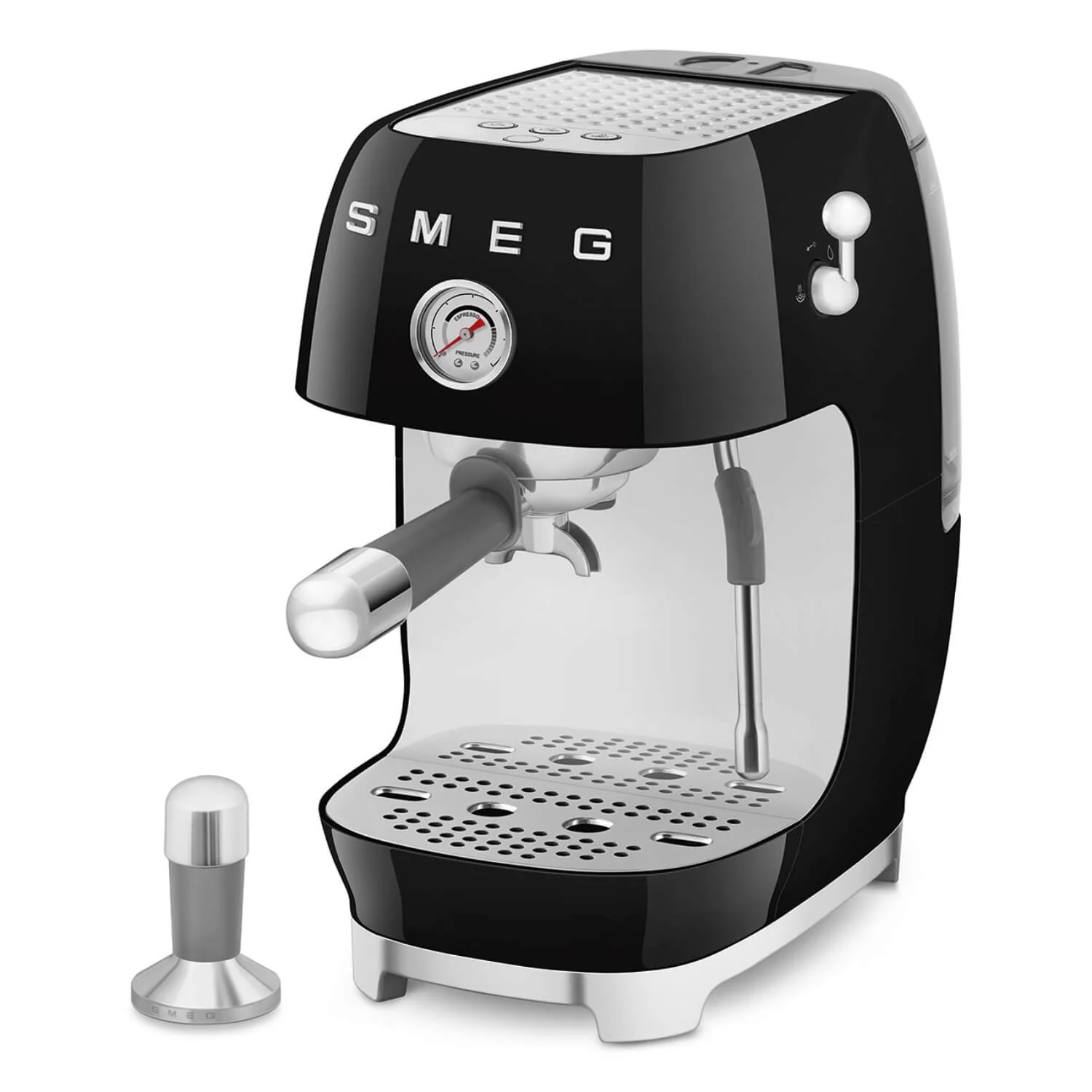 Smeg 50's Style Retro ECF03 Espresso & Cold Brew Coffee Machine - Black - Image 5