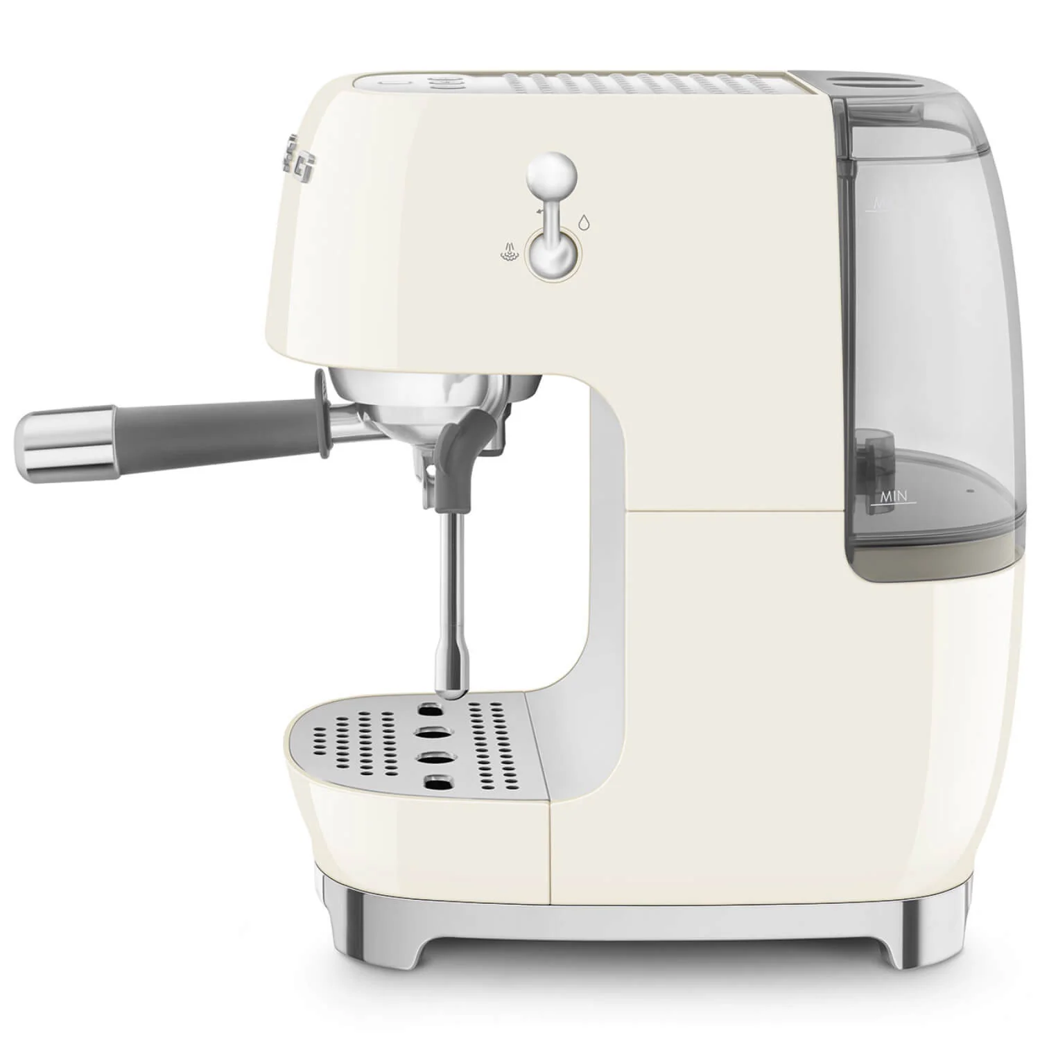 Smeg 50's Style Retro ECF03 Espresso & Cold Brew Coffee Machine - Cream - Image 2