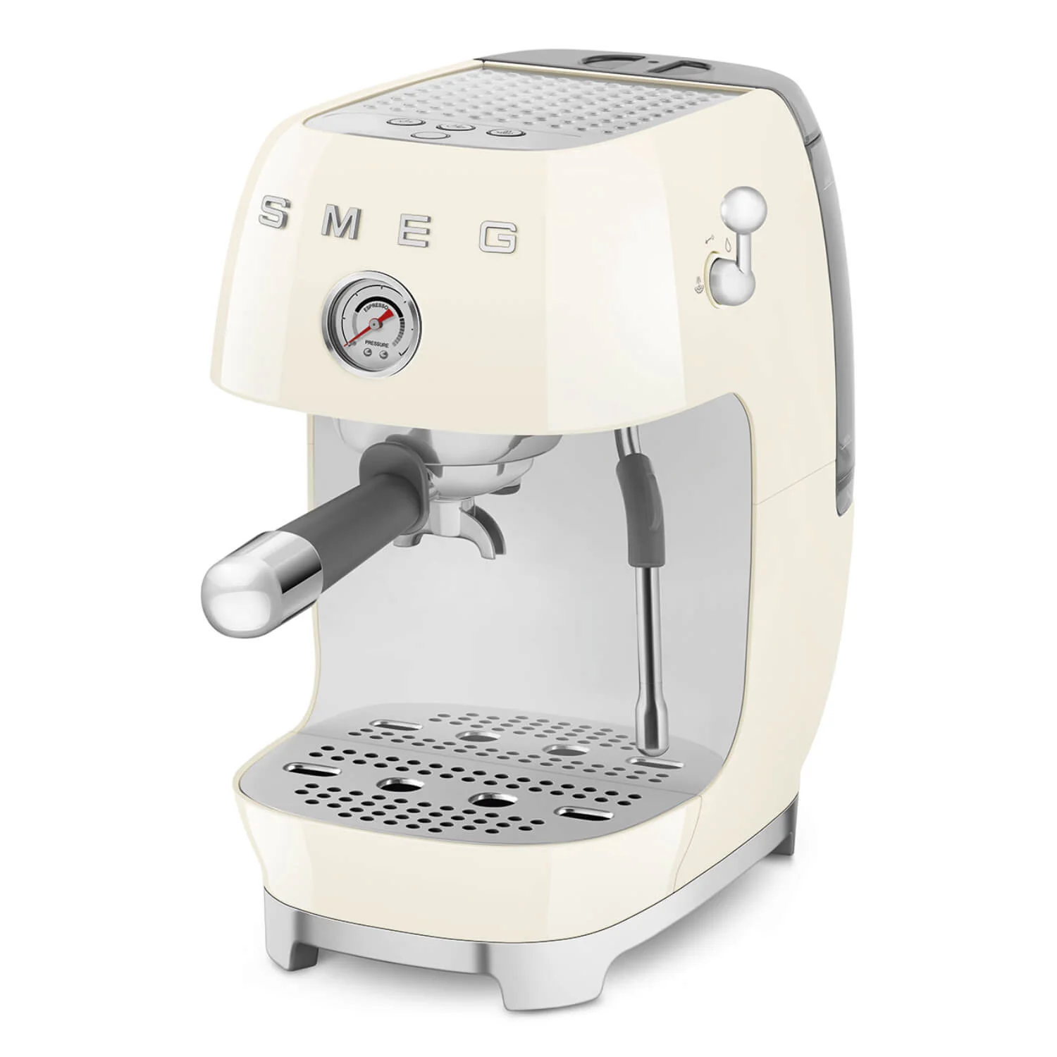 Smeg 50's Style Retro ECF03 Espresso & Cold Brew Coffee Machine - Cream - Image 5