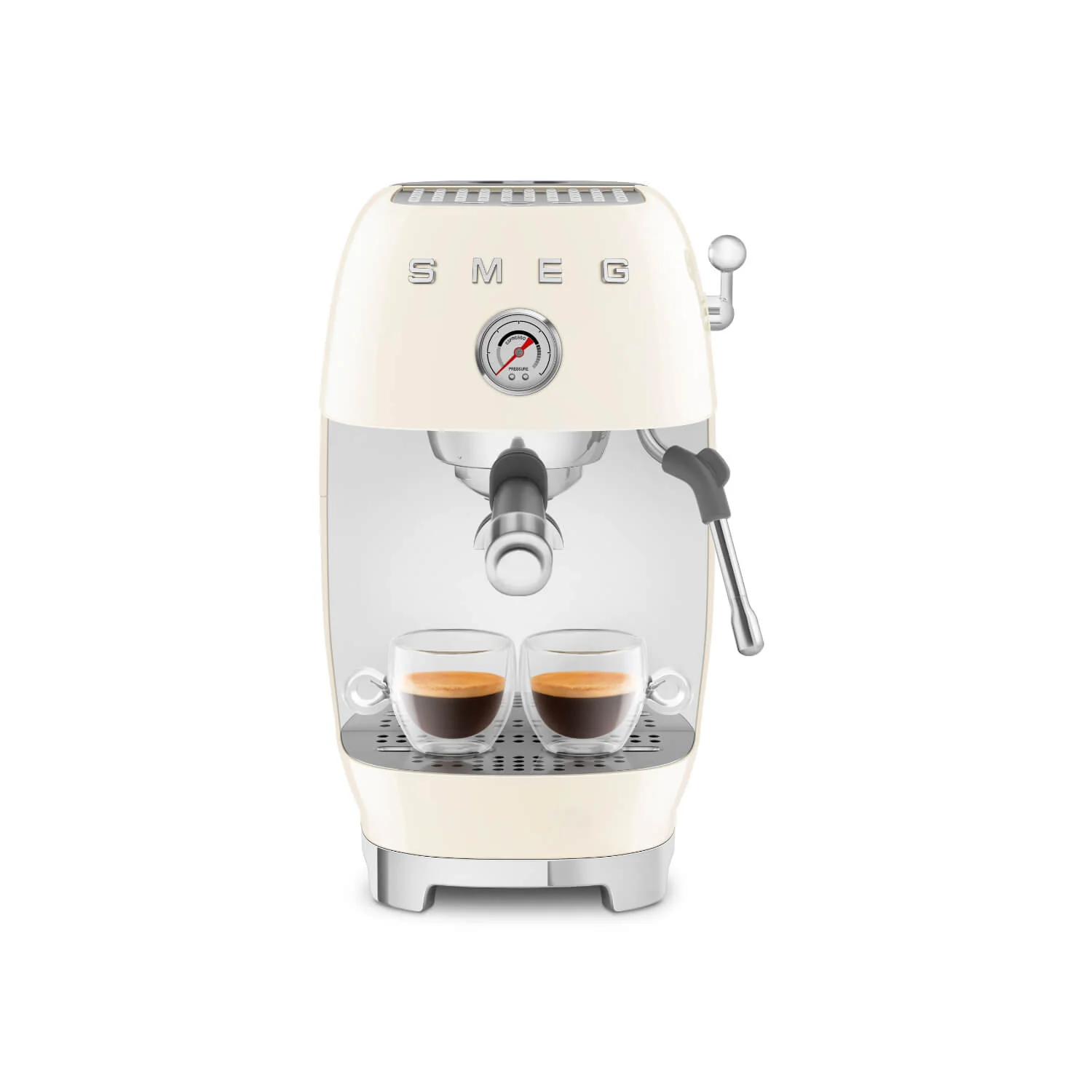 Smeg 50's Style Retro ECF03 Espresso & Cold Brew Coffee Machine - Cream - Image 7