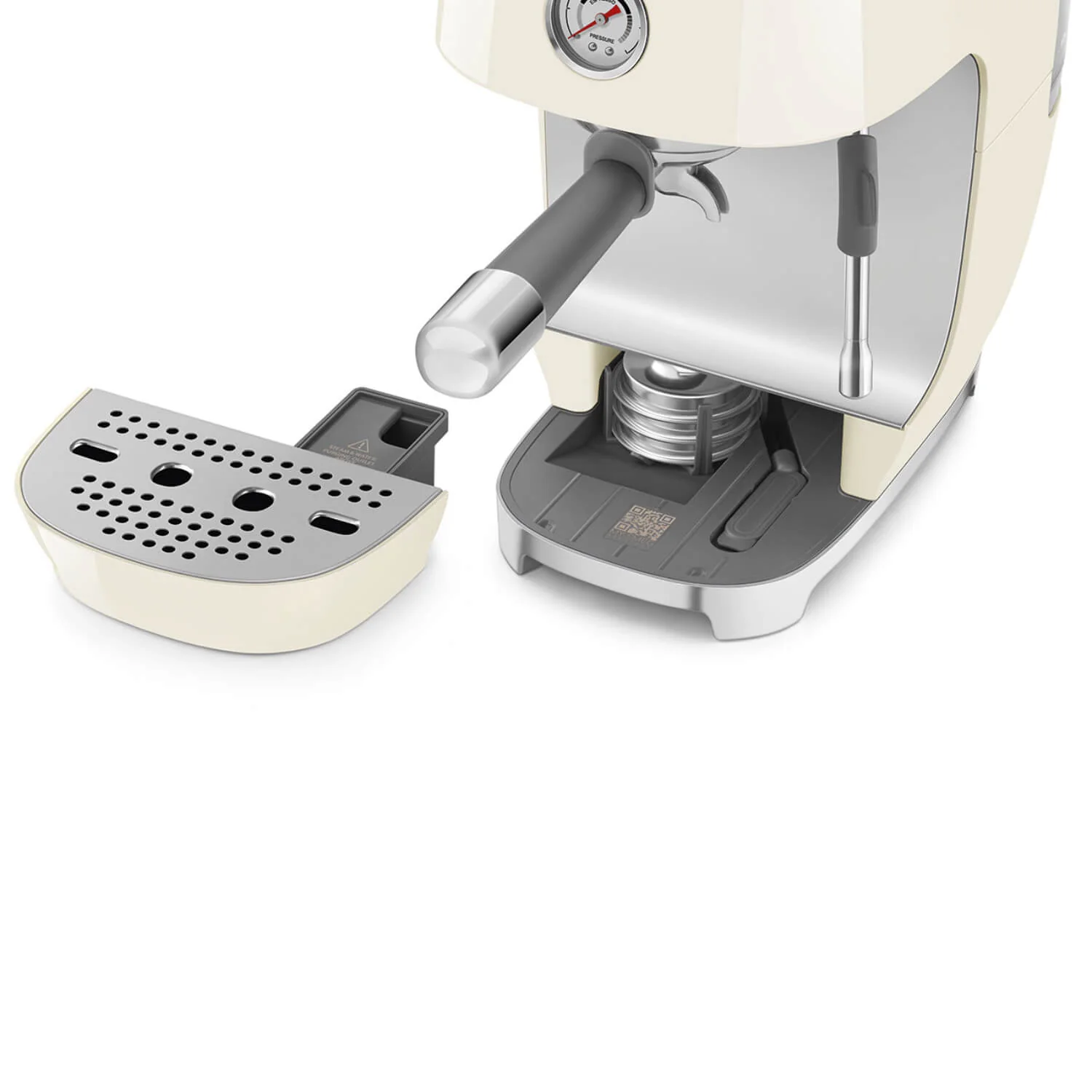 Smeg 50's Style Retro ECF03 Espresso & Cold Brew Coffee Machine - Cream - Image 8