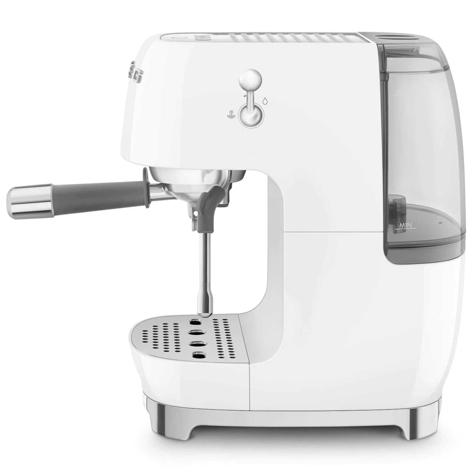 Smeg 50's Style Retro ECF03 Espresso & Cold Brew Coffee Machine - White - Image 2