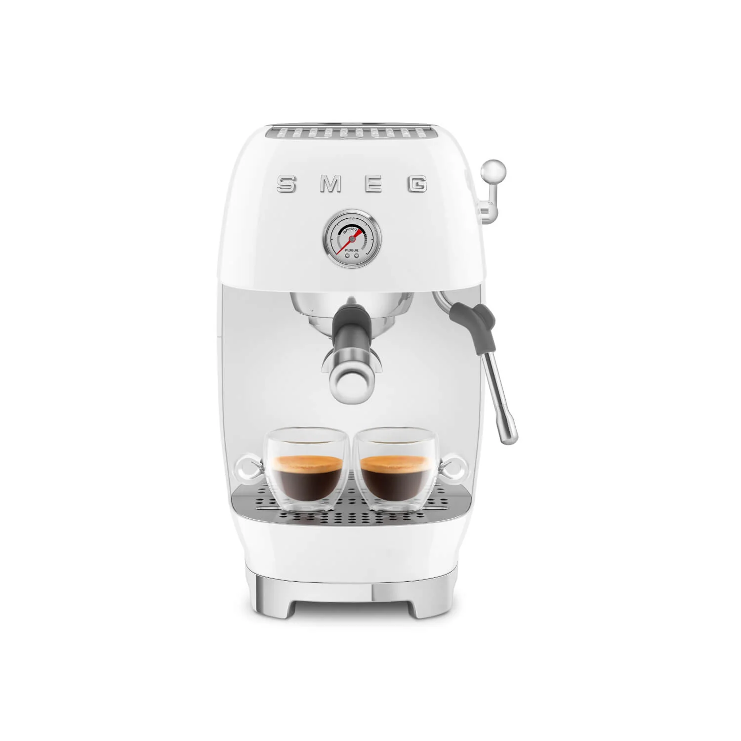 Smeg 50's Style Retro ECF03 Espresso & Cold Brew Coffee Machine - White - Image 5