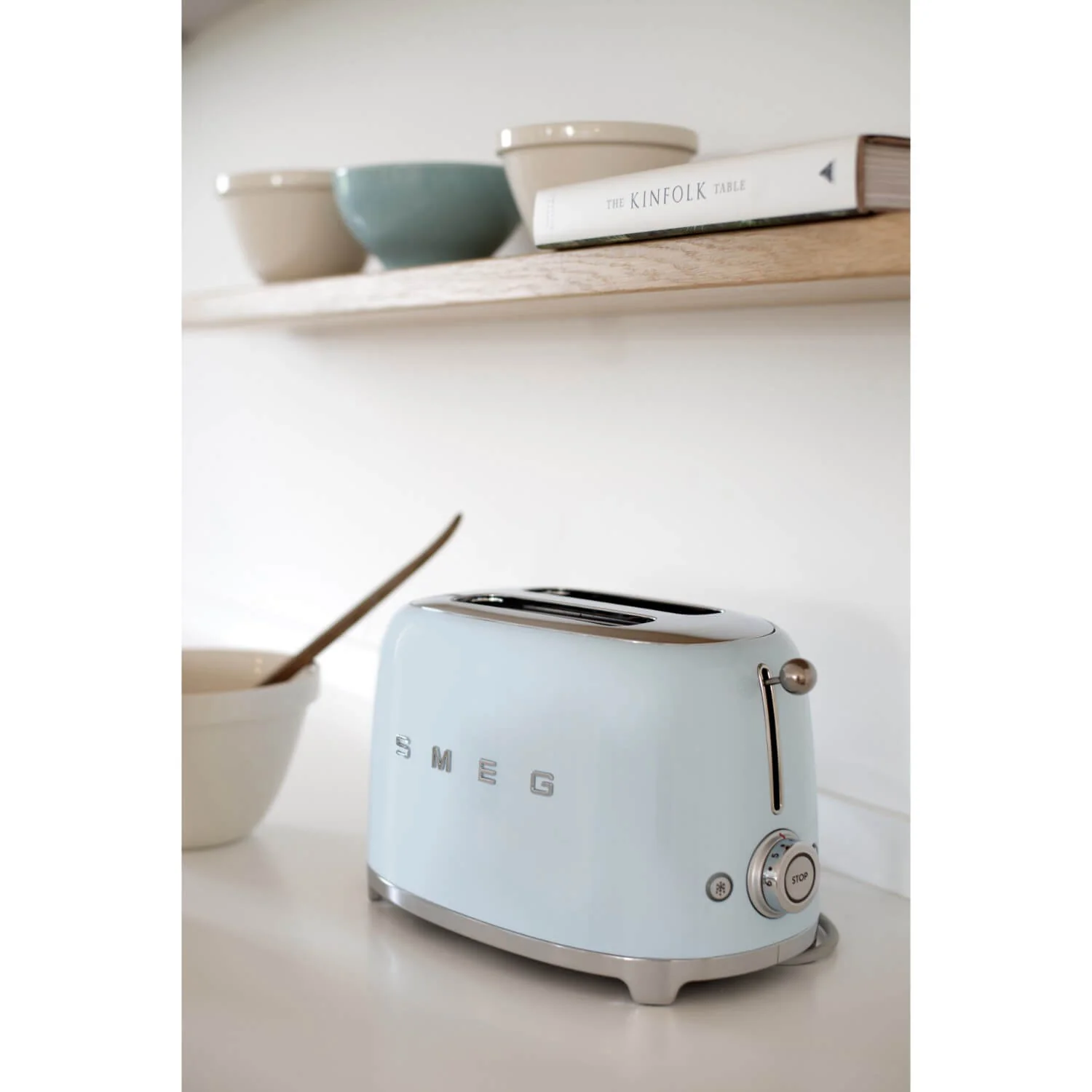 Smeg Jug Kettle & 2 Slice Toaster Set - Pastel Blue - Image 10